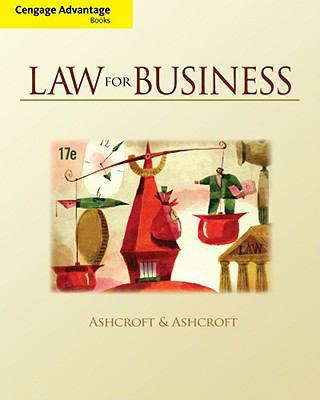 Cengage Advantage Books: Law for Business 0324786530 Book Cover