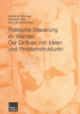 Politische Steuerung Im Wandel: Der Einfluss Vo... [German] 3810038377 Book Cover