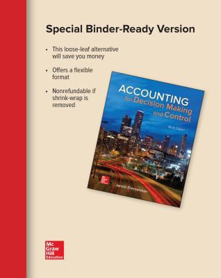 Loose Leaf for Acct. for Decision Making and Contr 1259731383 Book Cover