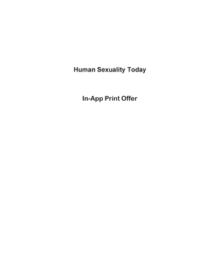 Human Sexuality Today -- Loose-Leaf Edition 0134811755 Book Cover