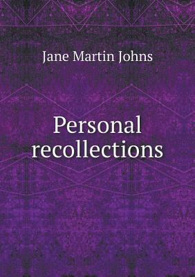 Personal recollections 5518930380 Book Cover