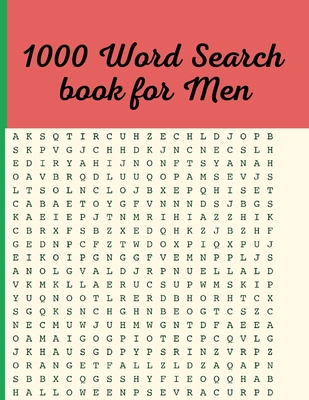 1000 Word Search Book for Men 8.5x11inches 40pages B09KN9YYVR Book Cover