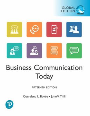 Business Communication Today, Global Edition 1292353147 Book Cover