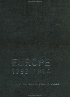 Europe 1783-1914 0415226600 Book Cover