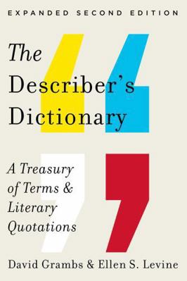 Describer's Dictionary: A Treasury of Terms & L... 0393346161 Book Cover
