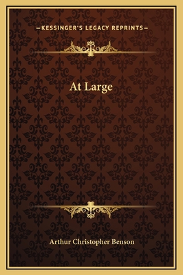 At Large 1169273068 Book Cover