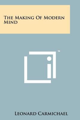 The Making of Modern Mind 1258211769 Book Cover