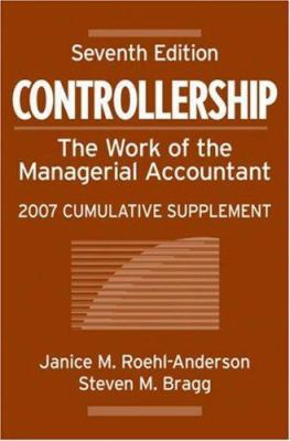 Controllership: The Work of the Managerial Acco... 0471794821 Book Cover