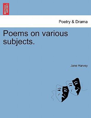 Poems on Various Subjects. 1241167567 Book Cover