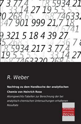 Nachtrag Zu Dem Handbuche Der Analytischen Chem... [German] 3955621871 Book Cover