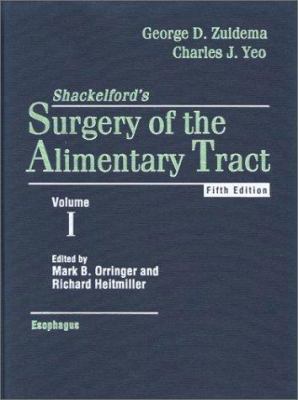 Surgery of the Alimentary Tract, 5-Volume Set 0721682030 Book Cover
