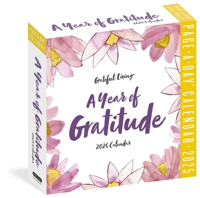 A Year of Gratitude Page-A-Day(r) Calendar 2025 1523525053 Book Cover