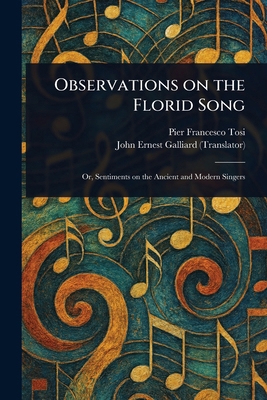 Observations on the Florid Song 1023143518 Book Cover
