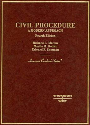 Civil Procedure: A Modern Approach 0314156135 Book Cover