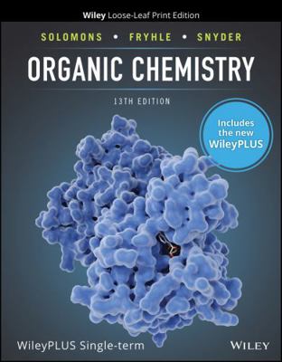 Organic Chemistry, 13e with WileyPLUS Card and ... 1119890616 Book Cover