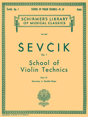 School of Violin Technics, Op. 1 - Book 4: Schi... 1458426777 Book Cover