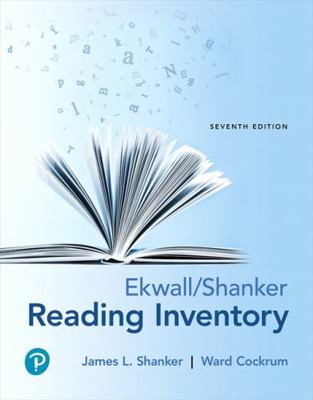 Ekwall/Shanker Reading Inventory, with Enhanced... 0134800338 Book Cover