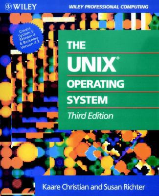 Unix 3e 0471586846 Book Cover