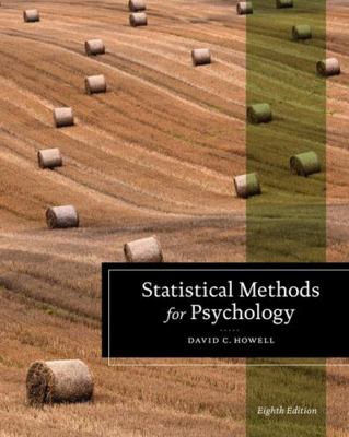 Statistical Methods for Psychology 035767099X Book Cover