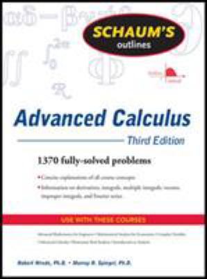 Schaum's Outlines Advanced Calculus 0071623663 Book Cover