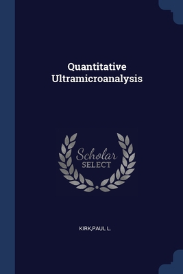 Quantitative Ultramicroanalysis 137705439X Book Cover