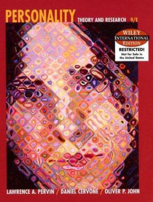 WIE Personality: Theory and Research 0471658448 Book Cover