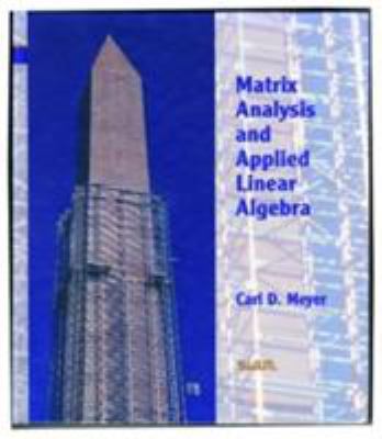 Matrix Analysis and Applied Linear Algebra Book... 0898714540 Book Cover