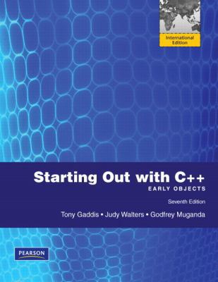 Starting Out with C++: International Version: E... 0131377140 Book Cover