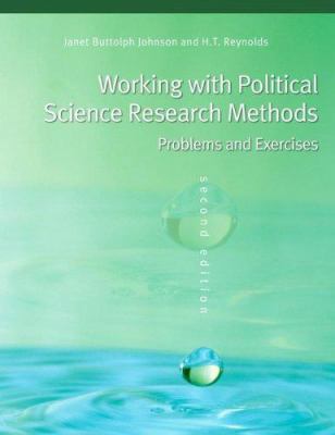 Working with Political Science Research Methods... 0872894940 Book Cover
