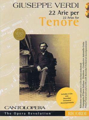 Verdi: 22 Arias for Tenor: Cantolopera Collection B00JMZMQ5Q Book Cover