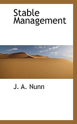 Stable Management 1115933477 Book Cover