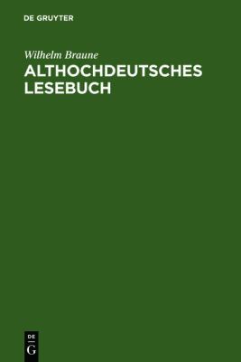 Althochdeutsches Lesebuch: Zusammengestellt Und... [German] 3484107081 Book Cover