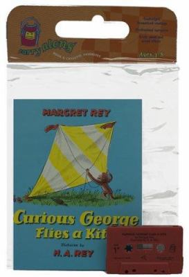 Curious George Flies a Kite Book & Cassette [Wi... 0395857597 Book Cover