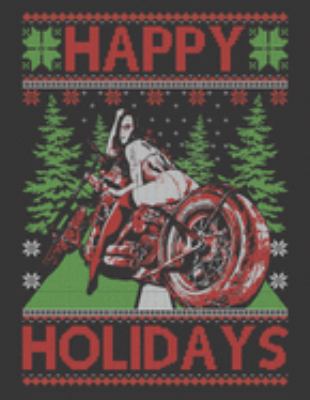 2020 Motorcycle Calendar and Planner For Bikers: Biker Chick Ugly Christmas Holiday Party Motorcycle | December 2019 - December 2020 | 8.5 X 11" Large ... | Family | Work | School |Rider| Art | Gift