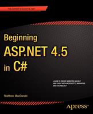 Beginning ASP.NET 4.5 in C# 1430242515 Book Cover