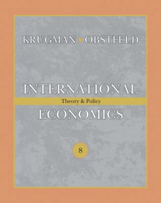 International Economics: Theory and Policy 0321493044 Book Cover