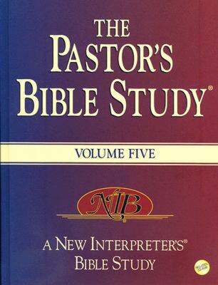The Pastor's Bible Study: 5 0687495849 Book Cover