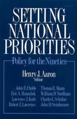 Setting National Priorities: Policy for the Nin... 0815700474 Book Cover