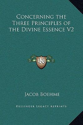 Concerning the Three Principles of the Divine E... 1169344593 Book Cover