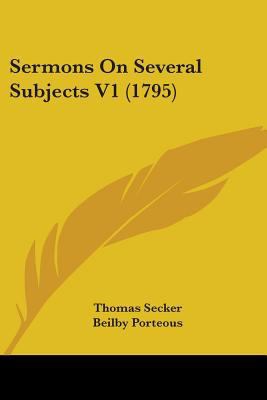Sermons On Several Subjects V1 (1795) 0548887233 Book Cover