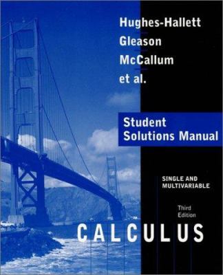 Student Solutions Manual to accompany Calculus ... 0471441929 Book Cover