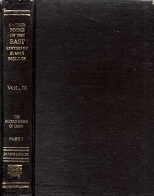 The Sacred Books of China, Pt.2 (SBE Vol. 16): ... 8120801172 Book Cover