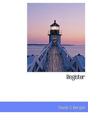 Register 1116557932 Book Cover