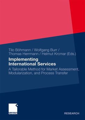 Implementing International Services: A Tailorab... 3834915777 Book Cover