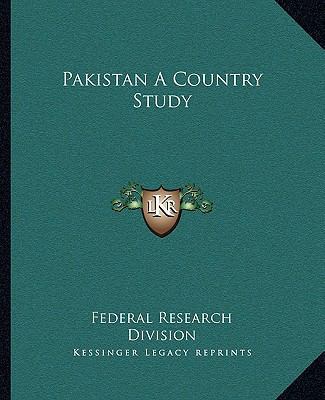 Pakistan A Country Study 1162678577 Book Cover
