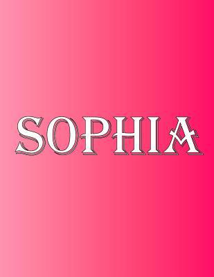 Sophia: 100 Pages 8.5 X 11 Personalized Name on... 8865268794 Book Cover