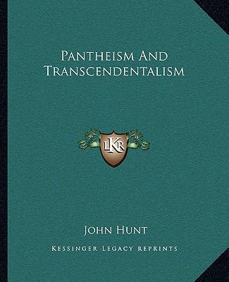 Pantheism And Transcendentalism 1162880309 Book Cover