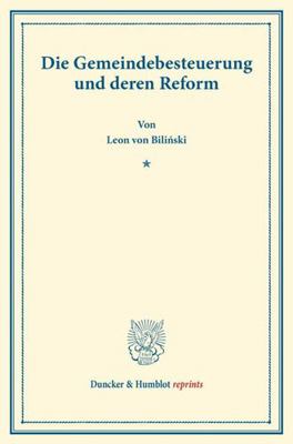 Die Gemeindebesteuerung Und Deren Reform [German] 3428161246 Book Cover
