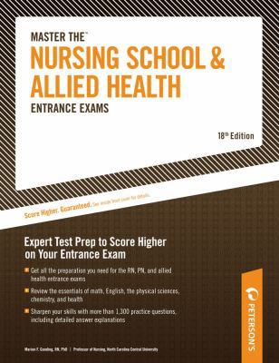 Peterson's Master the Nursing School and Allied... 0768926068 Book Cover