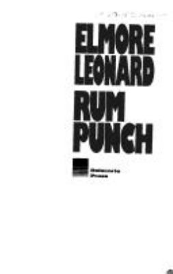 Rum Punch [Large Print] 0385307659 Book Cover